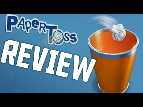 PAPER TOSS | REVIEW / GAMEPLAY | - FREE ANDROID GAME 🤑 |