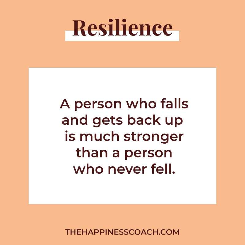 a person who falls and gets back up is much stronger than a person who never fell