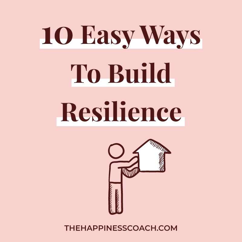 Resilience illustration with an arrow