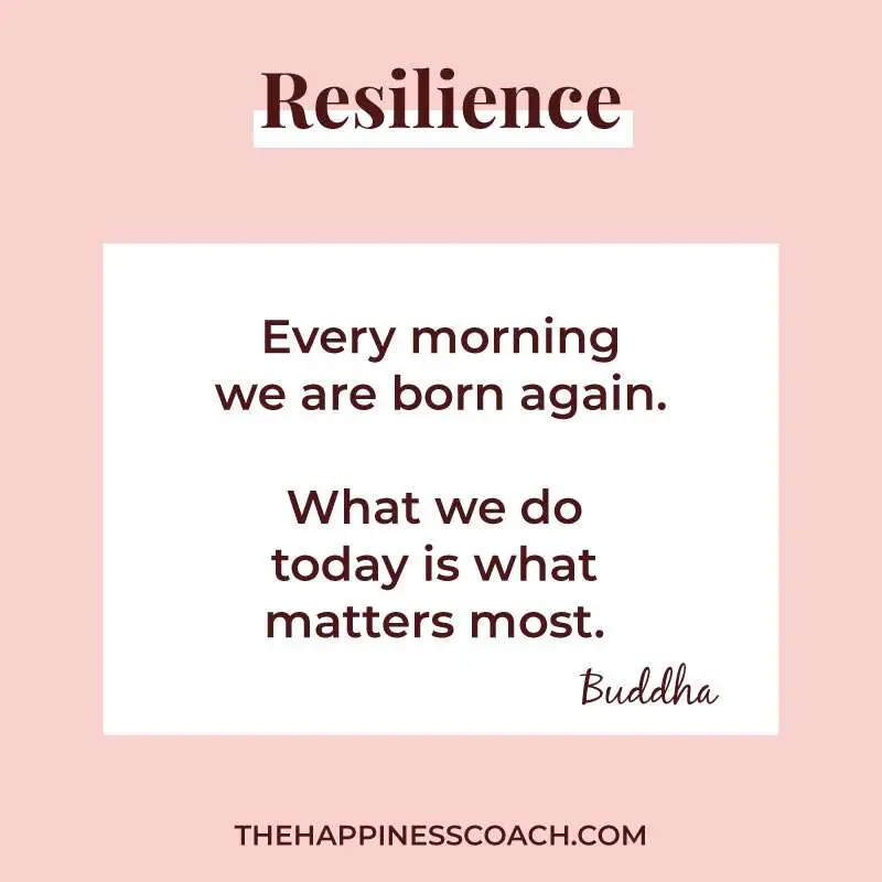 Every morning we are born again. what we do today is what matters most.