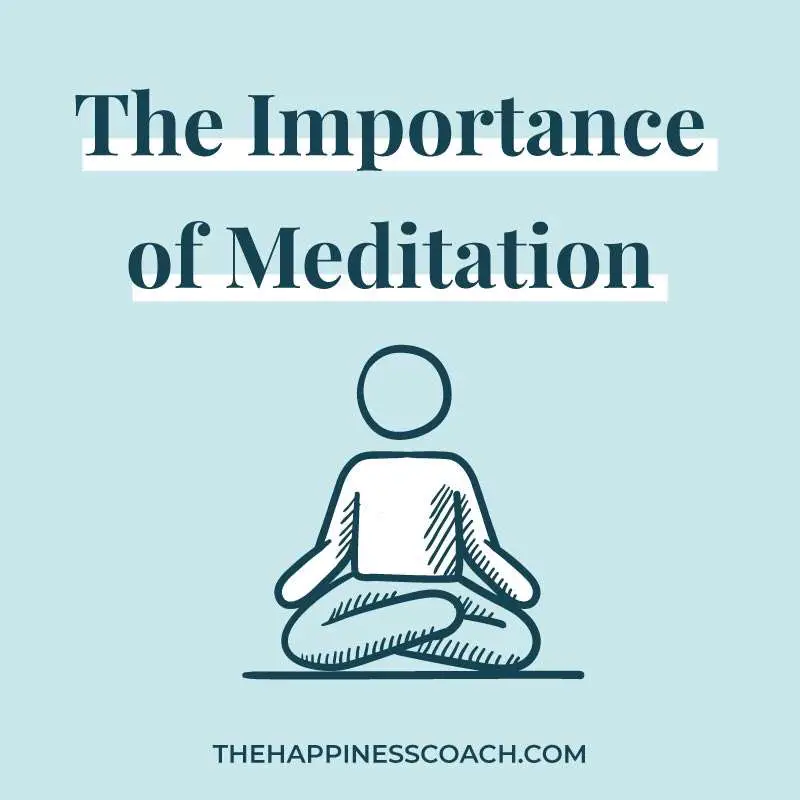 the importance of meditation