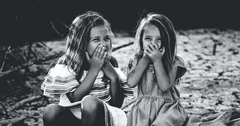 children laughing