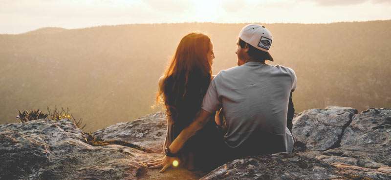 couple enjoying time together