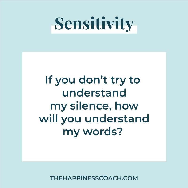 sensitivity quote