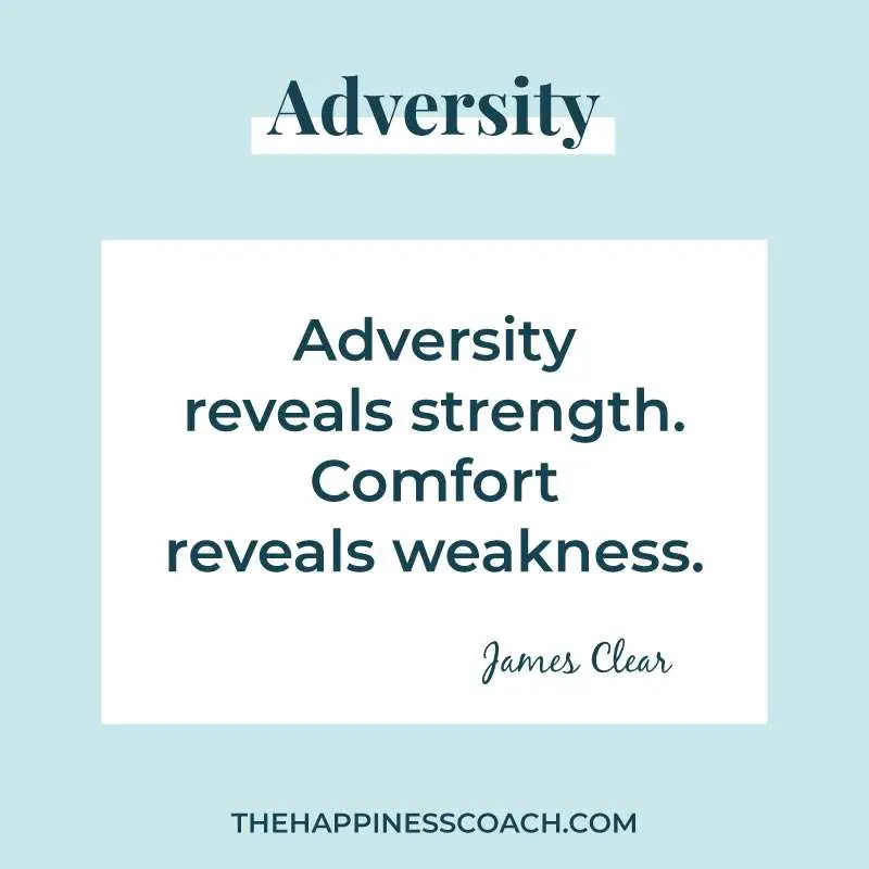 adversity reveals strength. comfort reveals weakness.