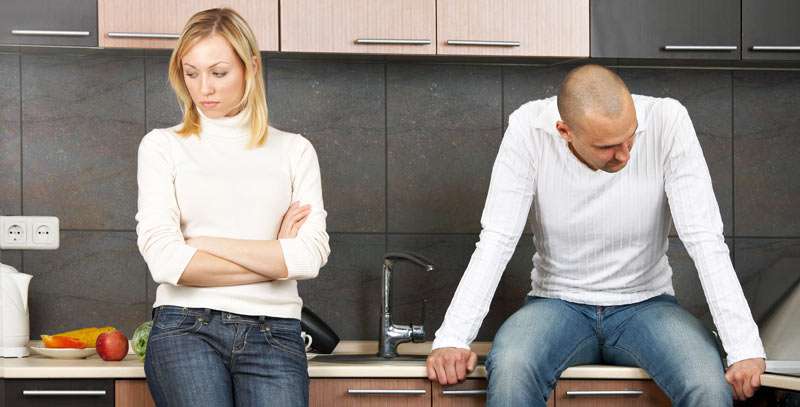 couple feeling frustrated