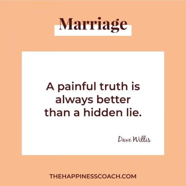 What Lies Do To A Marriage 7 Issues The Happiness Coach
