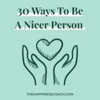 how to be a nicer person