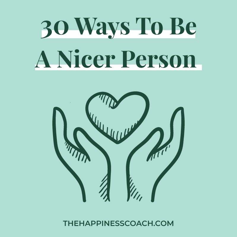 ways to be a nicer person