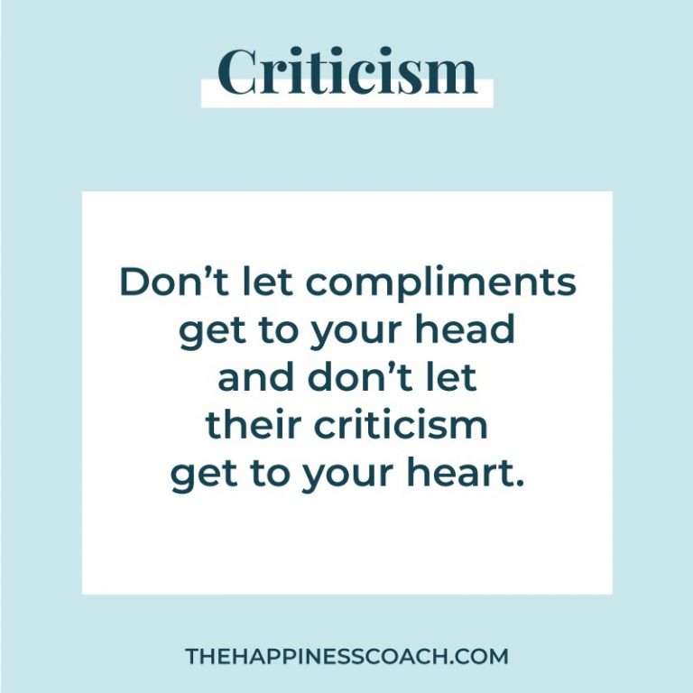 Why Do People Criticize? : 15 Possible Reasons - The Happiness Coach