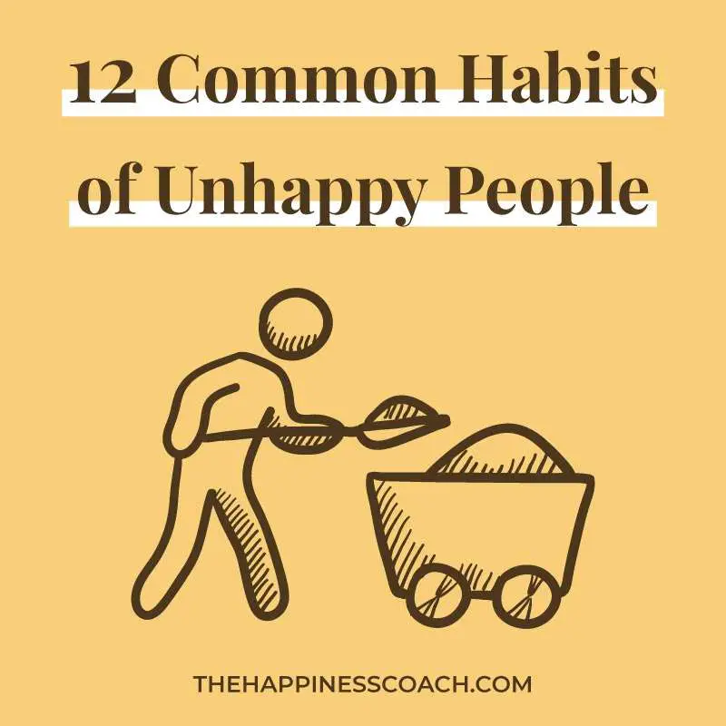 habits of unhappy people