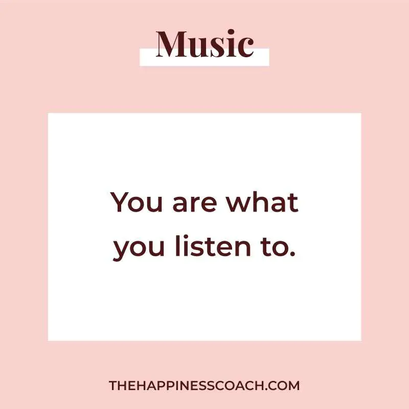 you are what you listen to.