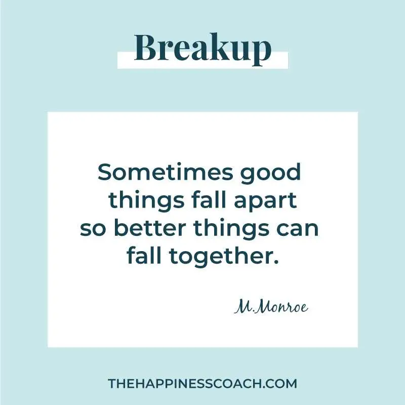 Sometimes good things fall aprt so better things can fall together