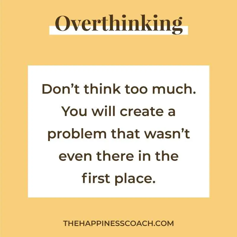 Don't think too much. You will create a problem that wasn't even there in the first place.
