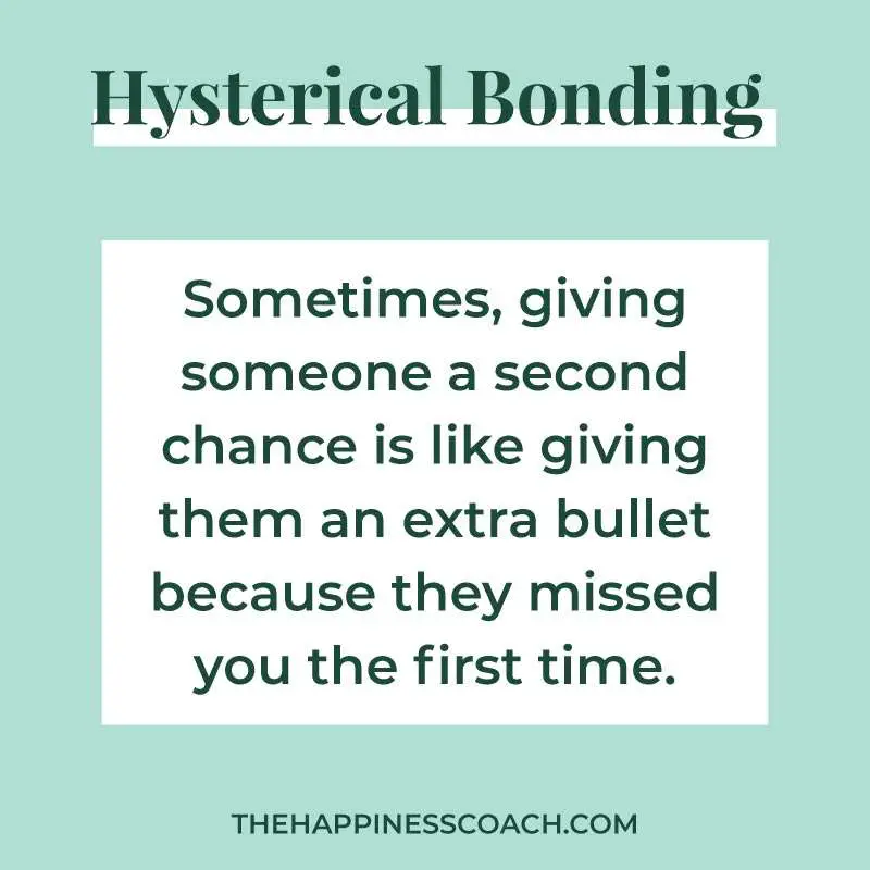 sometimes giving someone a second chance is like giving them an extra bullet because they missed you the first time.