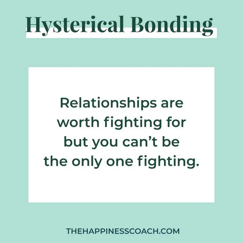 relationships are worth fighting for, but you can't be the only one fighting.