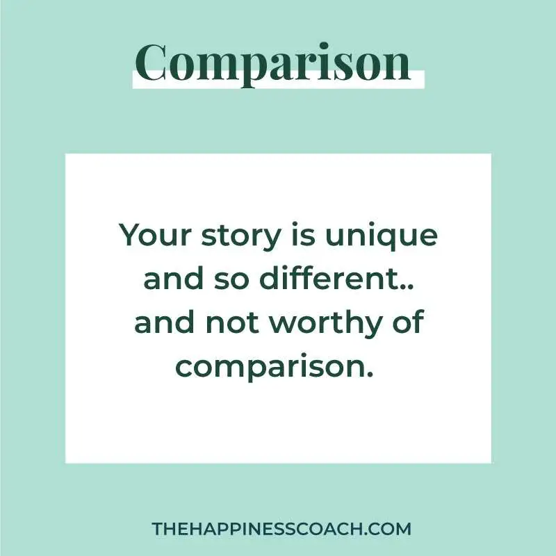 your story is unique and so different and not worthy of comparison