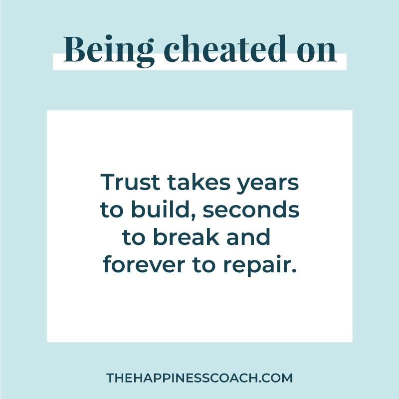 trust takes years to build, seconds to break and forever to repair.