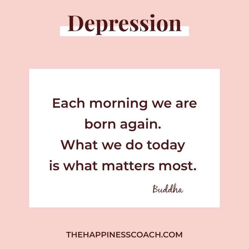 Each morning we are born again. What we do today is what matters most.