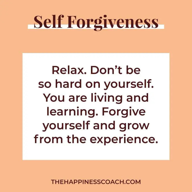 relax. don't be so hard on yourself. You are living and learning. Forgive yourself and grow from the experience.