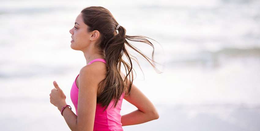 woman running