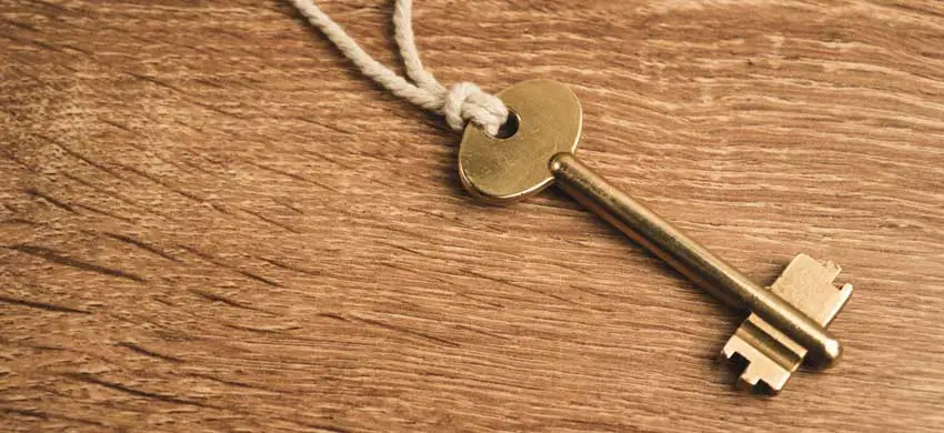 a key compatible with a keylock
